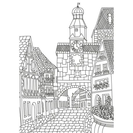 VILLES ICONIQUES COLORIAGES