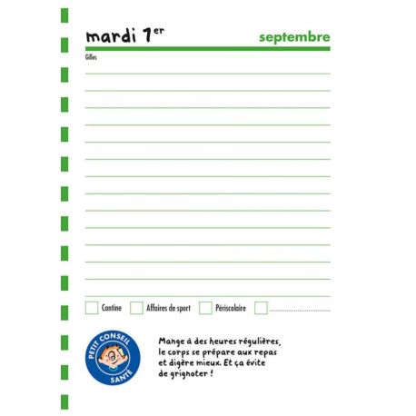 AGENDA SCOLAIRE 2026-2027 MAX ET LILI