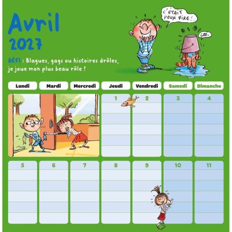 CALENDRIER DE LA FAMILLE 2026-2027 MAX ET LILI