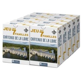 PACK 10 EX - JEU DES 7 FAMILLES CHATEAUX DE LA LOIRE