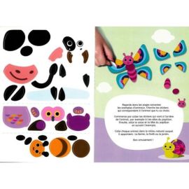 ANIMAUX DE LA CAMPAGNE ET DE LA FORÊT - STICKERS VINYLE REPOSITIONNABLES