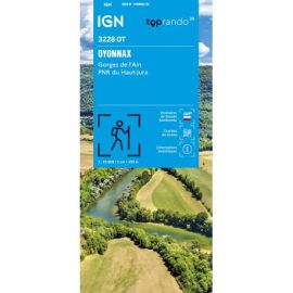 3228OT OYONNAX, GORGES DE L AIN PNR DU HAUT JURA / RECTO