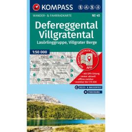 45 DEFEREGGENTAL - VILLGRATENTAL LASÖRLINGGRUPPE, VILLGRATER BERGE