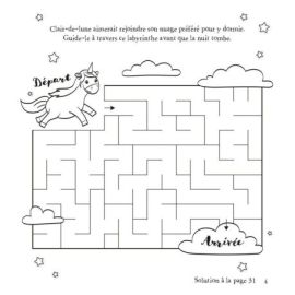 LA MAGIE DES LICORNES BLOC COLORIAGE ET ACTIVITES + 5 CG
