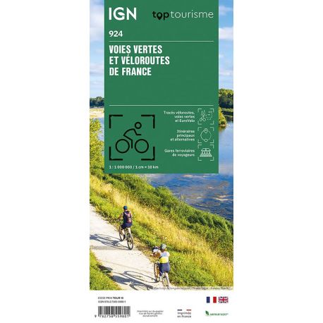 924 - VELOROUTES ET VOIES VERTES DE FRANCE