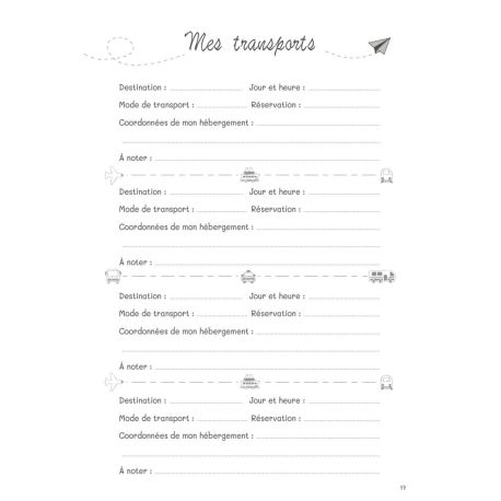 CARNET DE VOYAGES - MONDE