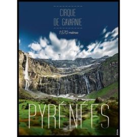 AFFICHE PHOTO CIRQUE DE GAVARNIE 30 X 40 CM
