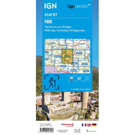 2147ET FOIX, TARASCON-SUR-ARIEGE, PNR DES PYRENEES ARIEGEOISES /RECTO