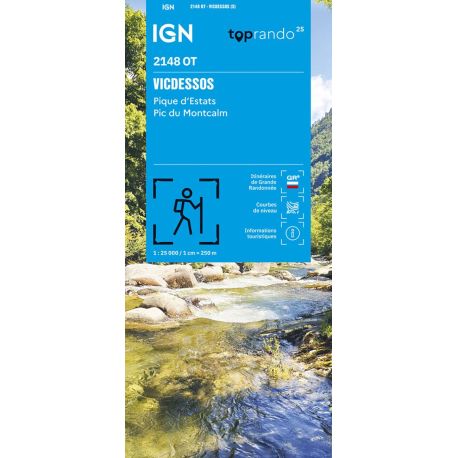 2148OT VICDESSOS, PIQUE D ESTATS ET PIC DU MONTCALM / RECTO