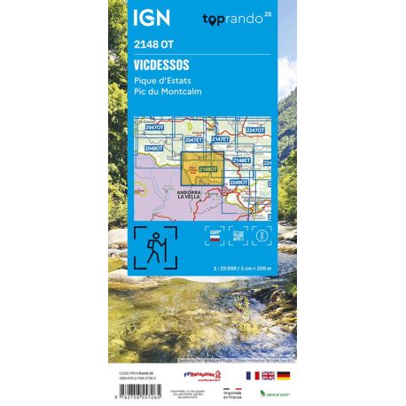 2148OT VICDESSOS, PIQUE D ESTATS ET PIC DU MONTCALM / RECTO