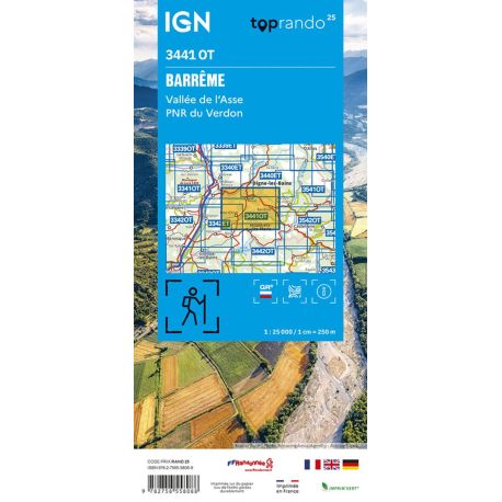 3441OT BARREME VALLEE DE L'ASSE PNR DU VERDON