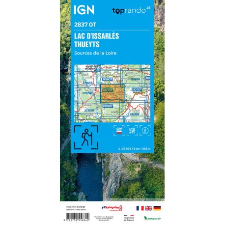 2837OT LAC ISSARLES THUEYTS SOURCES DE LA LOIRE
