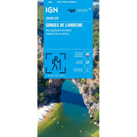 2939OT GORGES DE L'ARDECHE BOURG ST ANDEOL VALLON PONT D'ARC