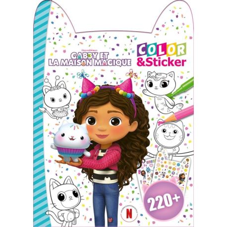 COLOR & STICKER -1 -LES AMIS - GABBY ET LA MAISON MAGIQUE