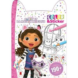 COLOR & STICKER - 2 - AVENTURES - GABBY ET LA MAISON MAGIQUE