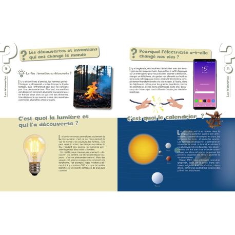 LES GRANDES DECOUVERTES SCIENTIFIQUES - MON LIVRE DES POURQUOI ? COMMENT?