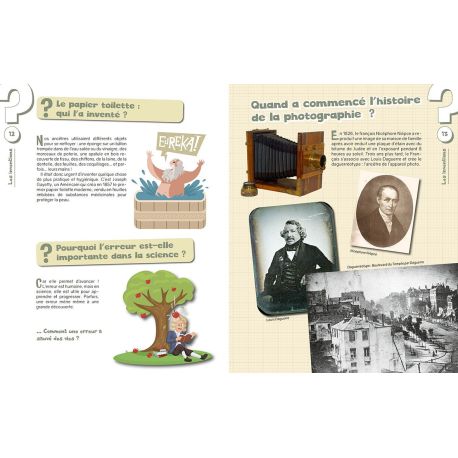 LES GRANDES DECOUVERTES SCIENTIFIQUES - MON LIVRE DES POURQUOI ? COMMENT?