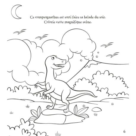 DÉCOUVRE LES DINOSAURES - BLOC COLORIAGE ET ACTIVITES + 5 CRAYONS AVEC GOMME