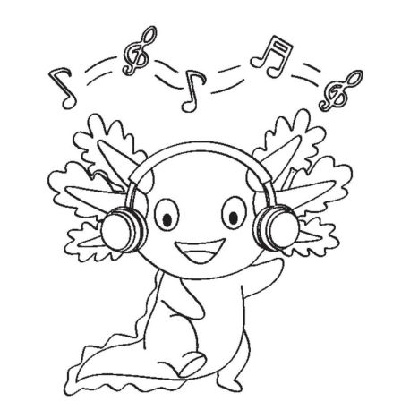 ADORABLES AXOLOTLS - BLOC COLORIAGE ET ACTIVITES + 5 CRAYONS AVEC GOMME