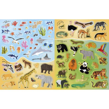 STICKERS - LE MONDE DES ANIMAUX