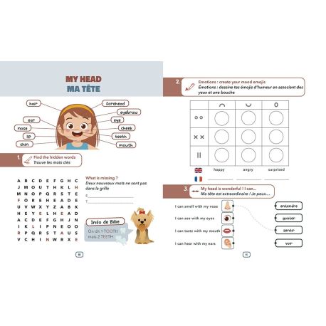 CORPS HUMAIN - J'APPRENDS L'ANGLAIS EN JOUANT