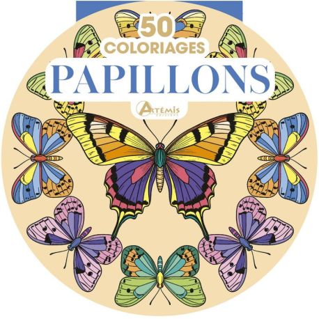 PAPILLONS - 50 COLORIAGES