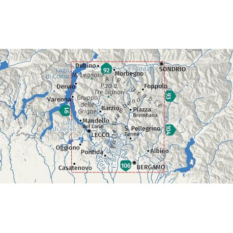 105 LECCO - VALLE BREMBANA ALPI OROBIE