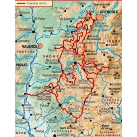 GR9/GR91/GR93/GR95/GR429 TOURS ET TRAVERSEES DU VERCORS DIOIS 904
