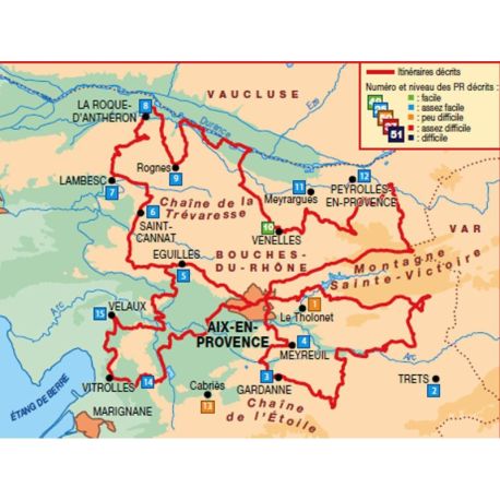 GRP SENTIERS DE L'EAU EN PROVENCE - AUTOUR D'AIX EN PROVENCE 1301