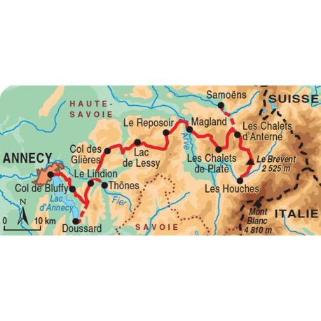 GR96 DU MONT-BLANC AU LAC D'ANNECY T741