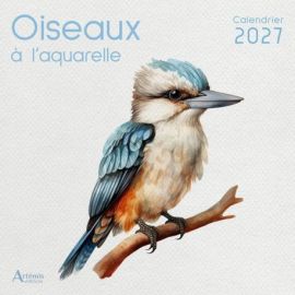 CALENDRIER OISEAUX A L'AQUARELLE 2027