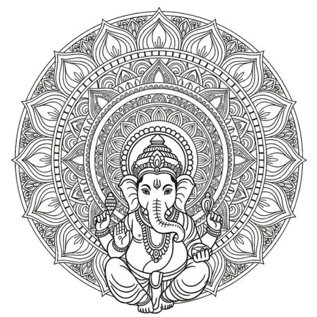 INDIA - 50 COLORIAGES