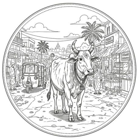 INDIA - 50 COLORIAGES