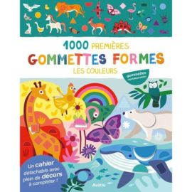 LES COULEURS 1000 PREMIERES GOMMETTES FORME