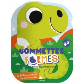 L'AVENTURE DE PETIT DINOSAURE GOMMETTES FORMES
