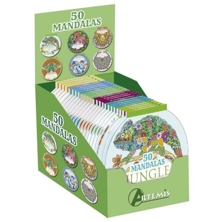 BTE COMPTOIR PLEINE 24EX COLORIAGES (4EX/TITRE - 6 TITRES)