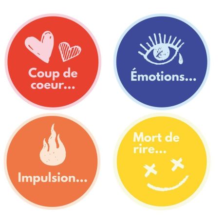 CARTE BLANCHE 350 CARTES + 8 BADGES ET REGLE DU JEU