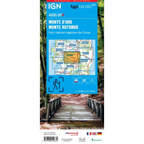 4251OTR MONTE D'ORO MONTE ROTONDO PNR DE CORSE - RESISTANTE