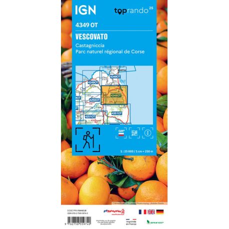 4349OT VESCOVATO CASTAGNICCIA - PNR DE CORSE