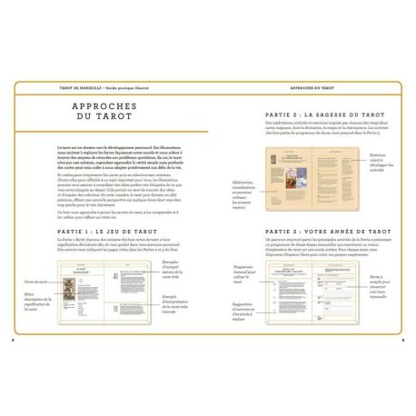 TAROT DE MARSEILLE GUIDE PRATIQUE ILLUSTRE