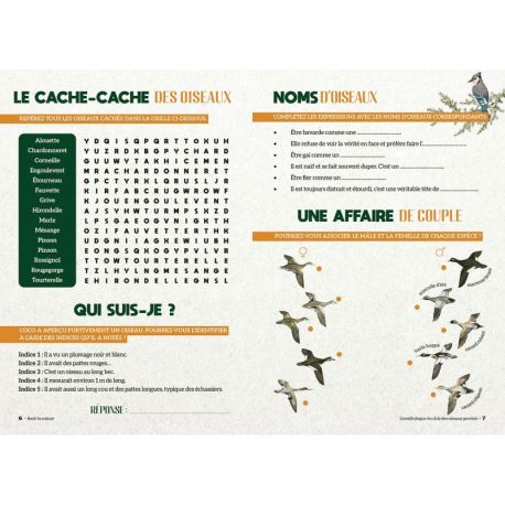 BACK TO NATURE - CAHIER DE VACANCES ADULTE