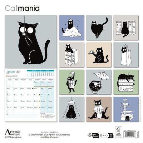 CALENDRIER CAT MANIA 2027