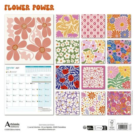 CALENDRIER FLOWER POWER 2027