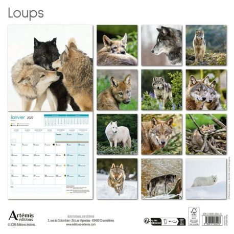 CALENDRIER LOUPS 2027