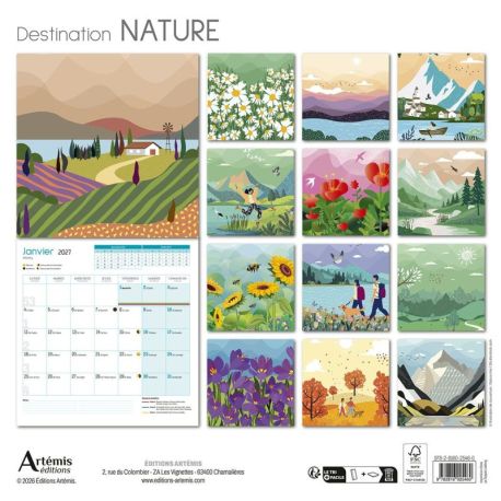 CALENDRIER DESTINATION NATURE 2027