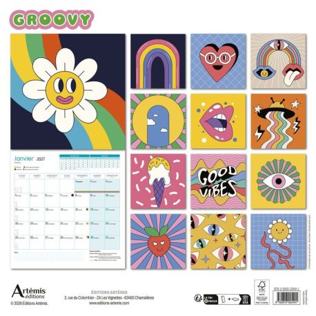 CALENDRIER GROOVY 2027
