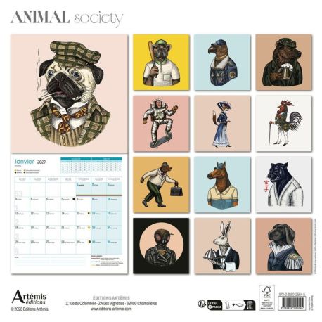 CALENDRIER ANIMAL SOCIETY 2027