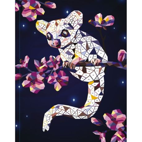 ANIMAUX AU CLAIR DE LUNE - STICKERS MOSAIQUE