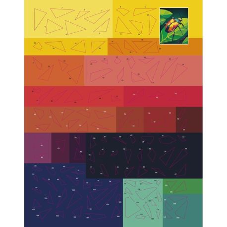 ANIMAUX AU CLAIR DE LUNE - STICKERS MOSAIQUE