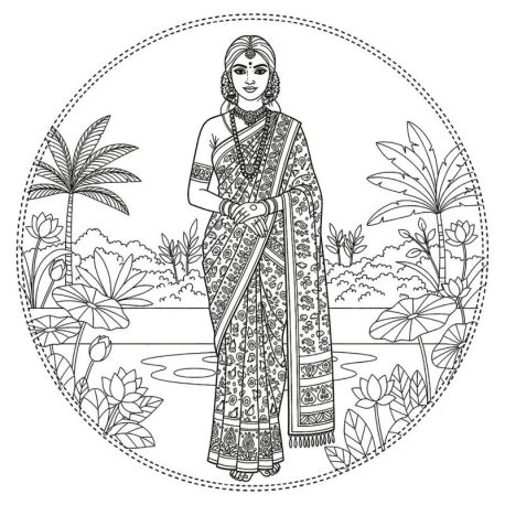 INDIA - 50 COLORIAGES